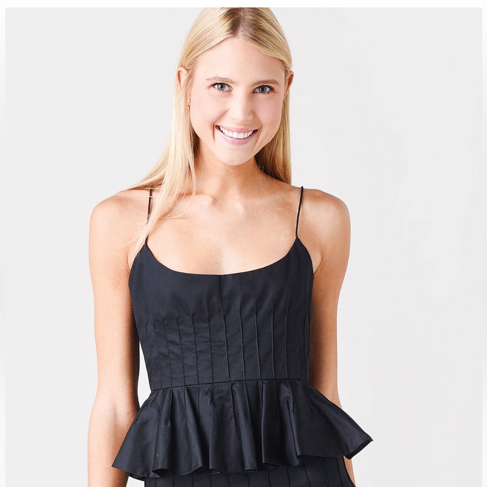 NWT Hunter Bell Celia Top, Black, Size 6